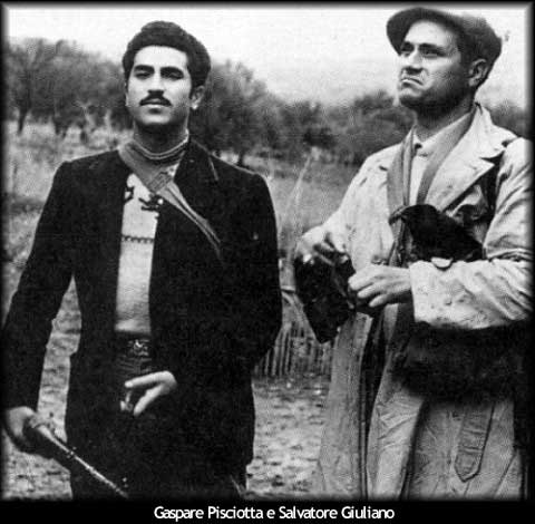 SALVATORE GIULIANO TRADITO DA GASPARE PISCIOTTA