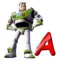 Alfabeto los personajes de Toy Story.