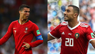 Portugal vs Marruecos en Copa Mundial Rusia 2018