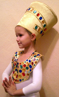  disfraz de Nefertiti para niña