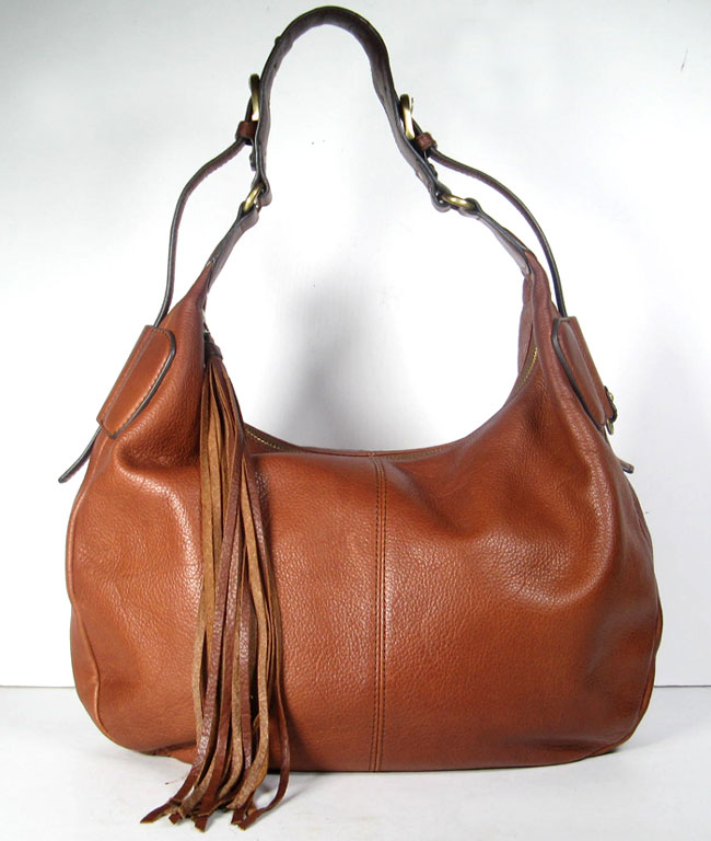 LUCKY BRAND Leather Hobo Handbag BROWN LEATHER LARGE Hobo *LOVELY* | eBay
