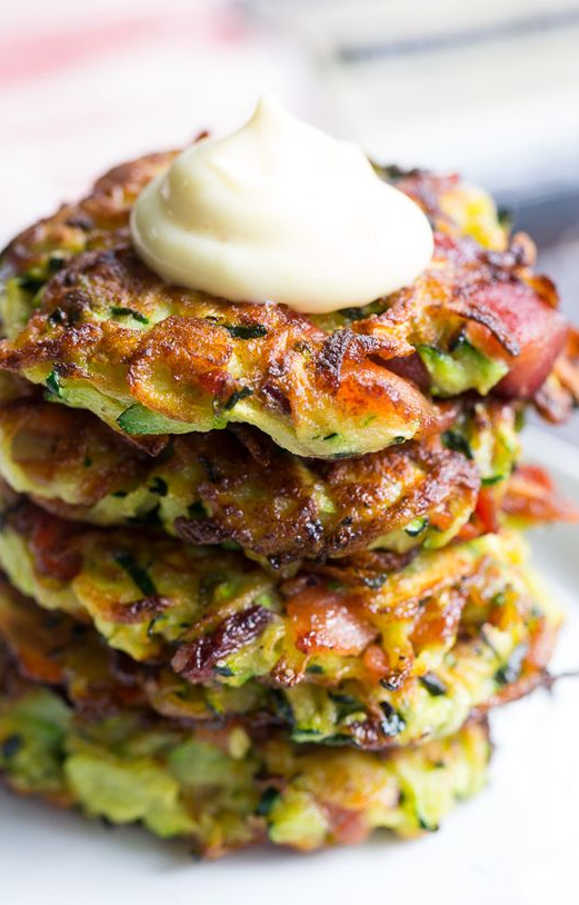 Bacon Zucchini Fritters {Paleo, Whole30} Mother's Cuisine