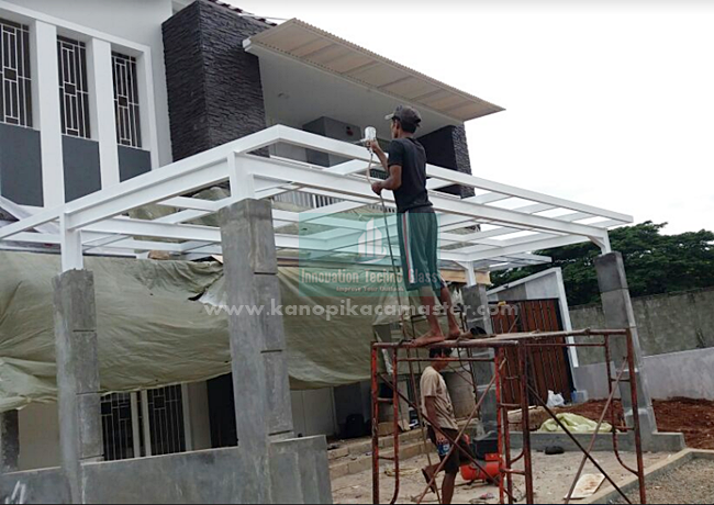 Kanopi Kaca Carport - Pasang Kanopi Kaca Tempered Harga Murah