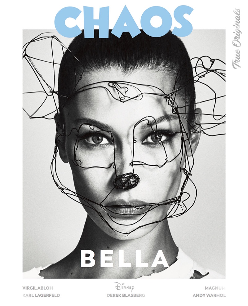 Top models pay tribute to Mickey Mouse with Chaos Magazine