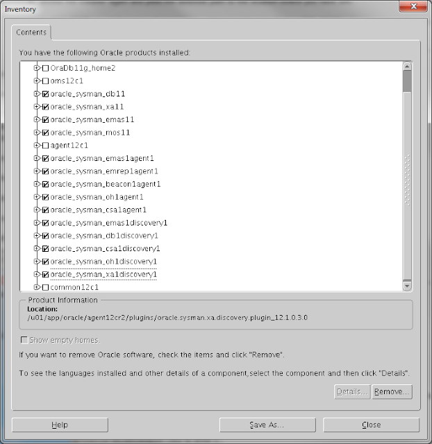 MiDBA Clean up after failure installation of EM 12c cloud control