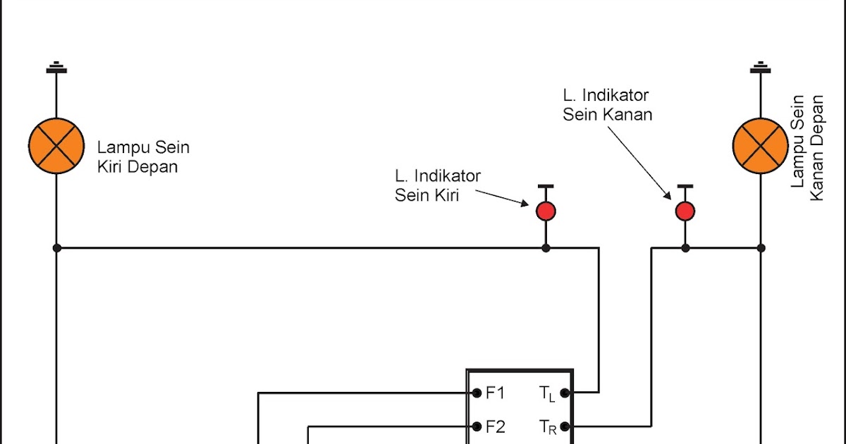 RANGKAIAN LAMPU TANDA BELOK DAN HAZARD
