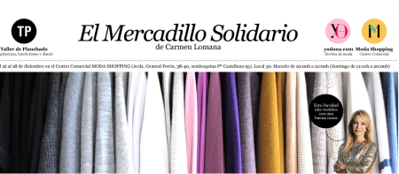 Mercadillo solidario de Carmen Lomana en Moda Shopping