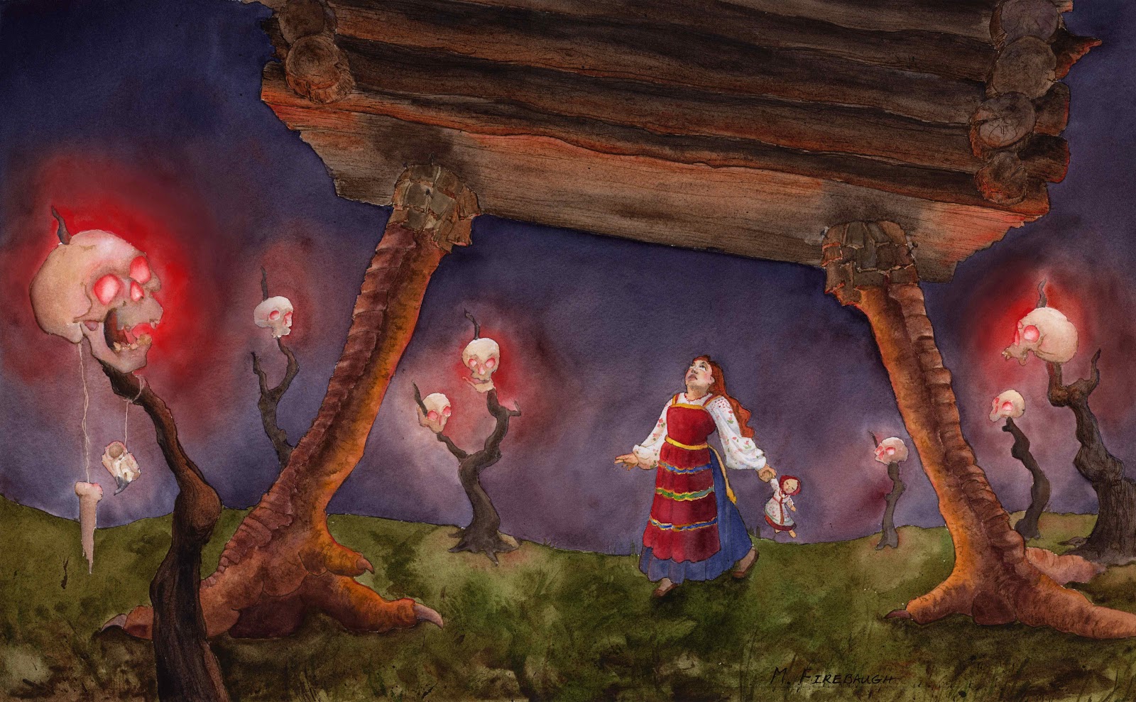 Книга вечер накануне ивана купала. Ведьма Барабаха. Ведьма Барабаха белорусская народная сказка. Баба Яга в мифологии живопись. Вечер накануне Ивана Купала иллюстрации.