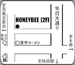 HONEYBEE  　MAP