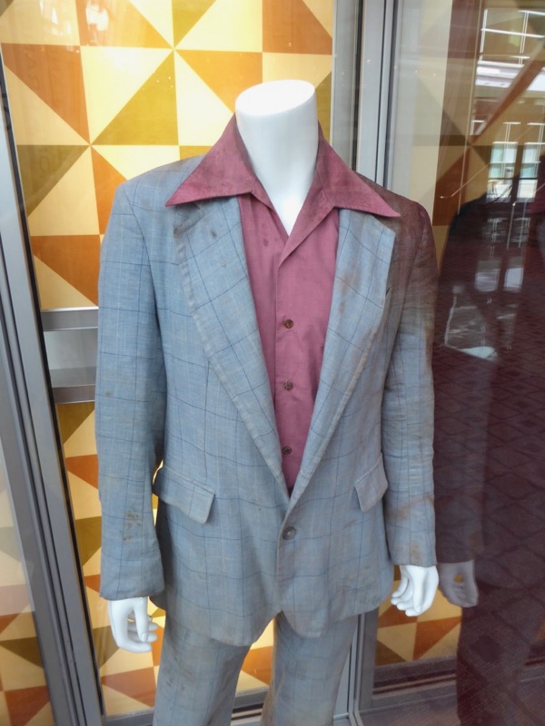 Hollywood Movie Costumes and Props Free Fire movie costumes on display