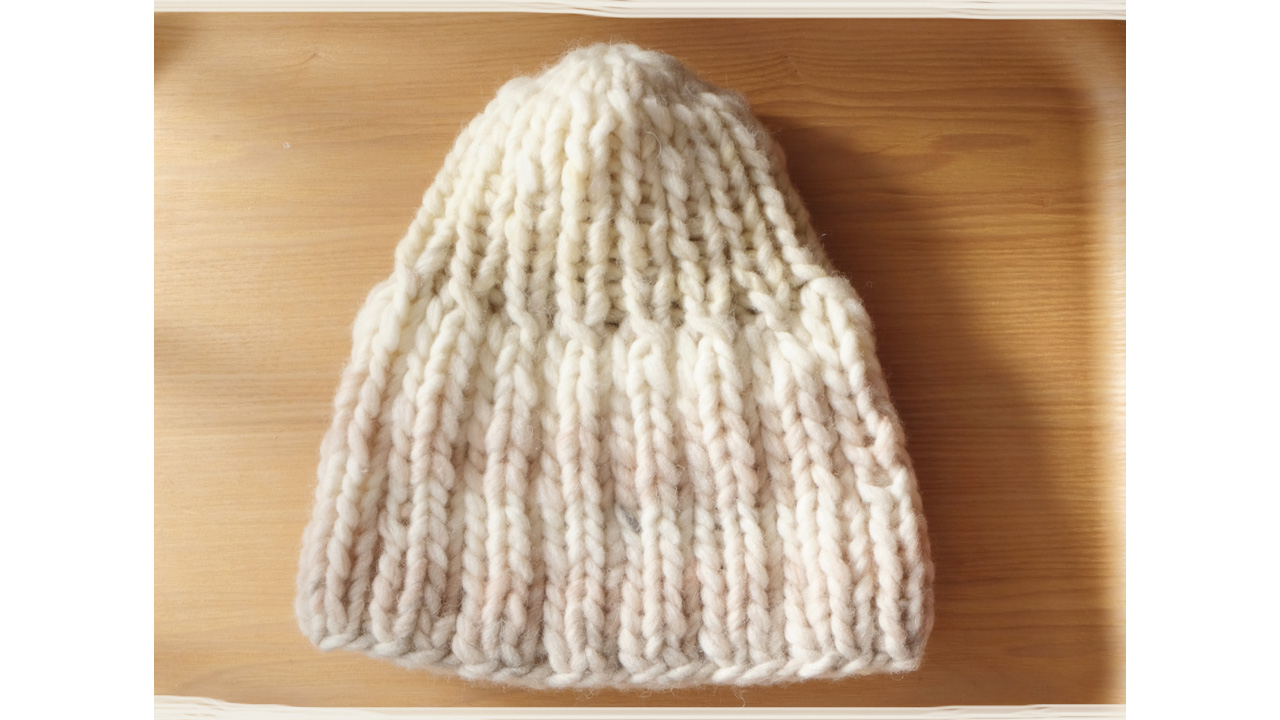 ニコ編みのブログ Smiley Crochet: 【動画】ハマナカ・コンテ1玉で作るビーニー帽子の編み方