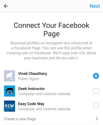 Connect your Facebook page