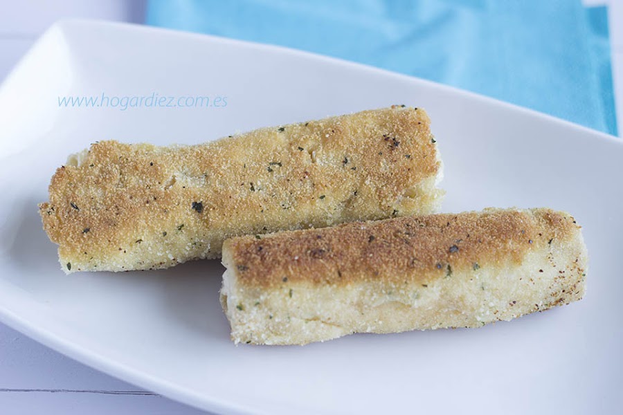 Flamenquines con pan de molde y jamón york