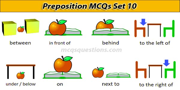 English Preposition MCQ With Answers Set 10