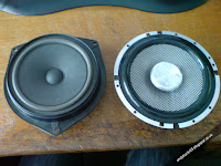 Standard Rover 25 speakers compared to Vibe SEK60