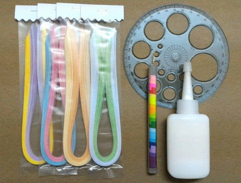 AZLINA ABDUL My latest quilling kit for quilling beginners