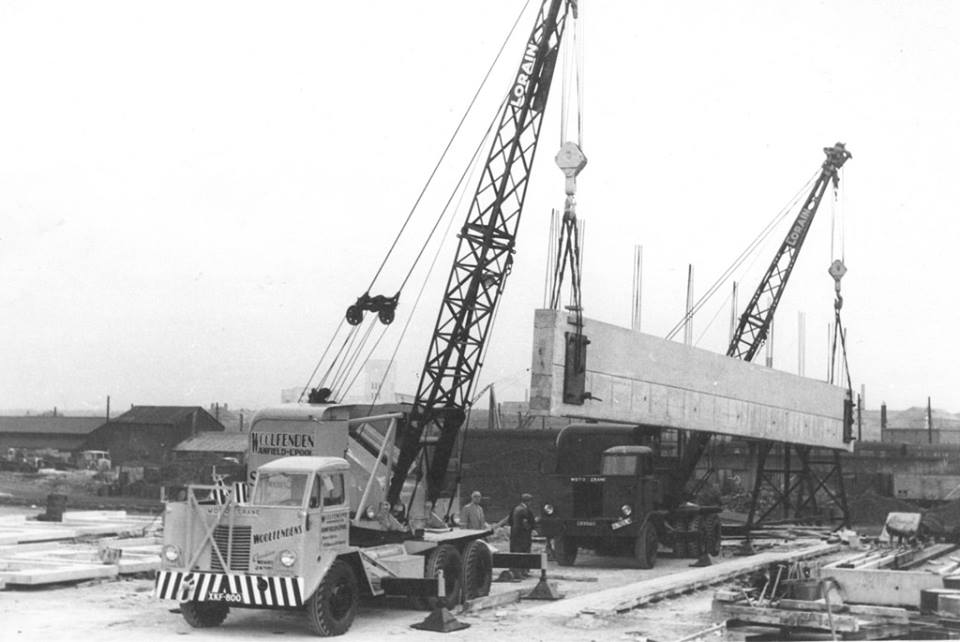 Industrial History Older Crane Trucks