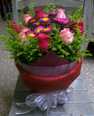 Round Packing Flower Bouquet