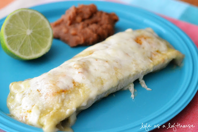 Delicious, cheesy enchiladas filled with honey and lime flavored chicken. Life-in-the-Lofthouse.com