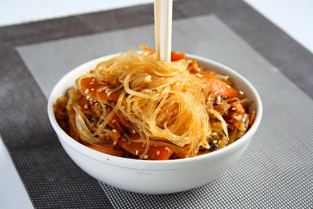 collecting memories Bean Thread Noodle & Carrot StirFry