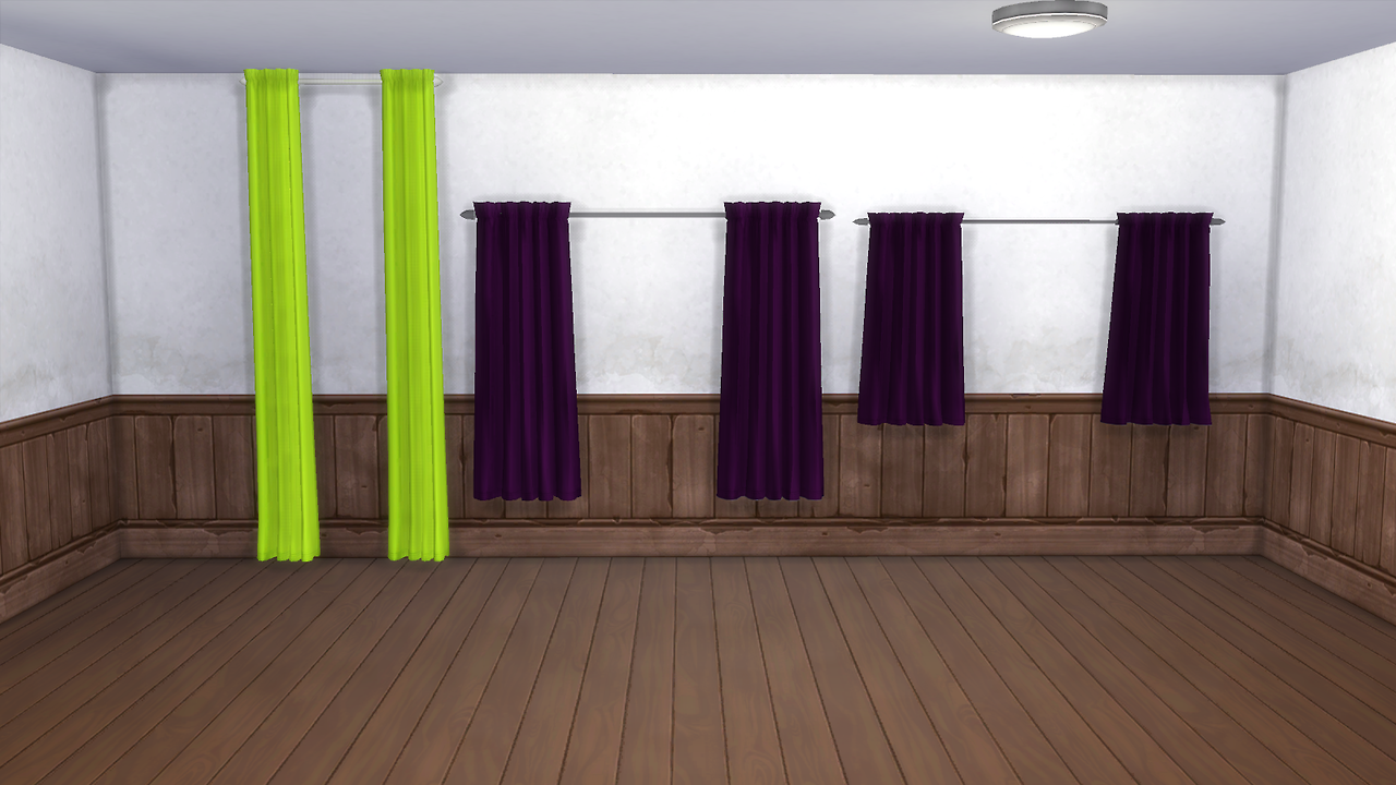 My Sims 4 Blog Curtain Recolors by Celebi88