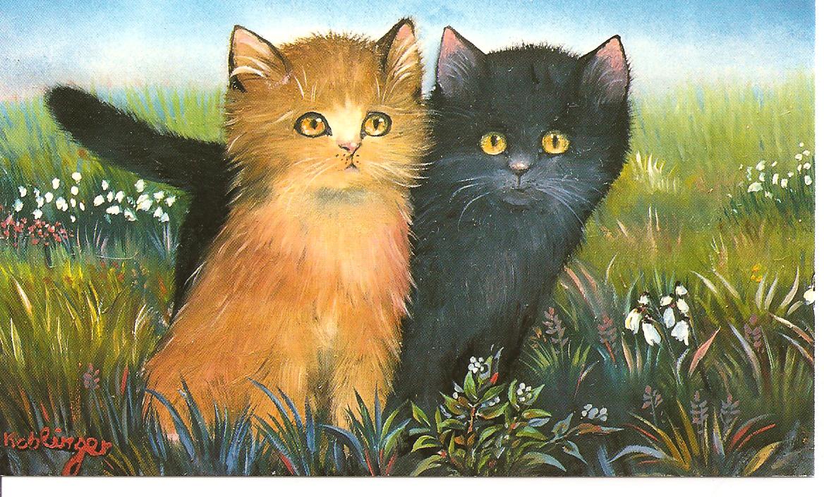 4 Кота рисунок