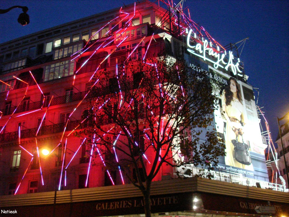 Illumination de Noël Galerie Lafayette