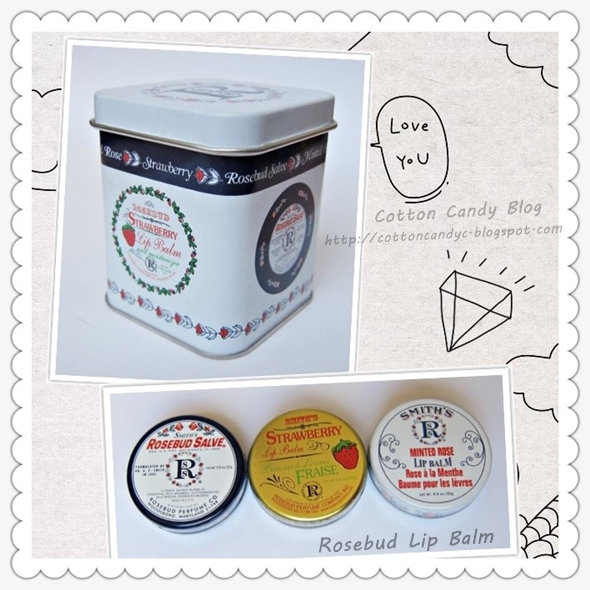 Cotton Candy Blog Rosebud Three Layers of Lavish Lip Balm (Original