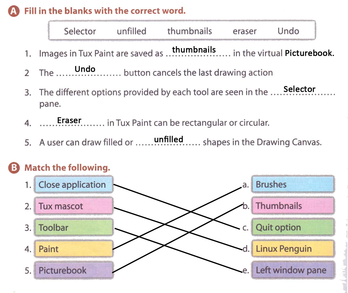 Saifiyah Boys High SchoolClass 4 Chapter No. 7 Introduction to Tux Paint