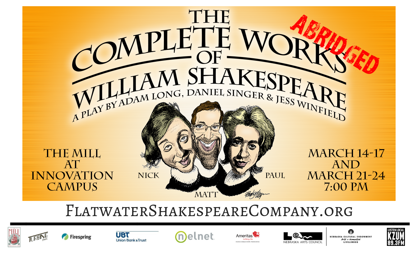 Flatwater Shakespeare's Blog News Spoofing the Bard with