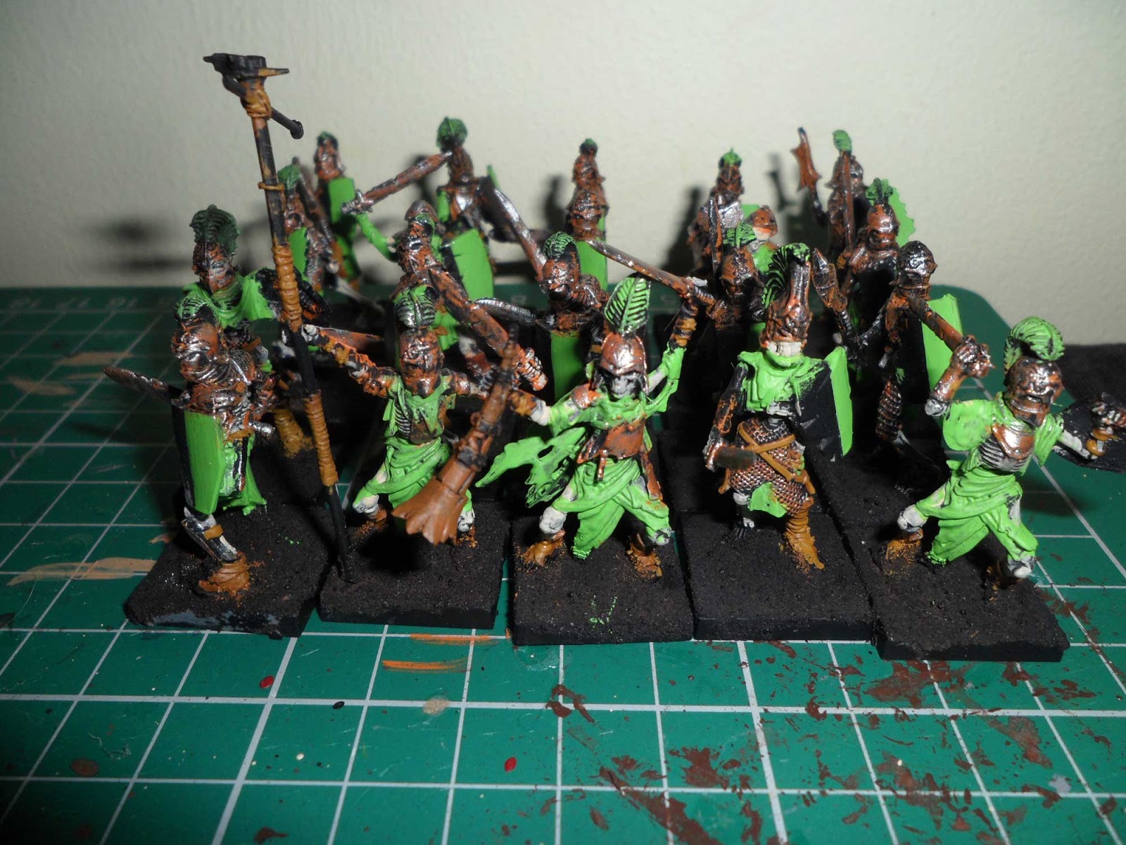 Turno's Wargaming blog Painting Kings of War Undead Revenants