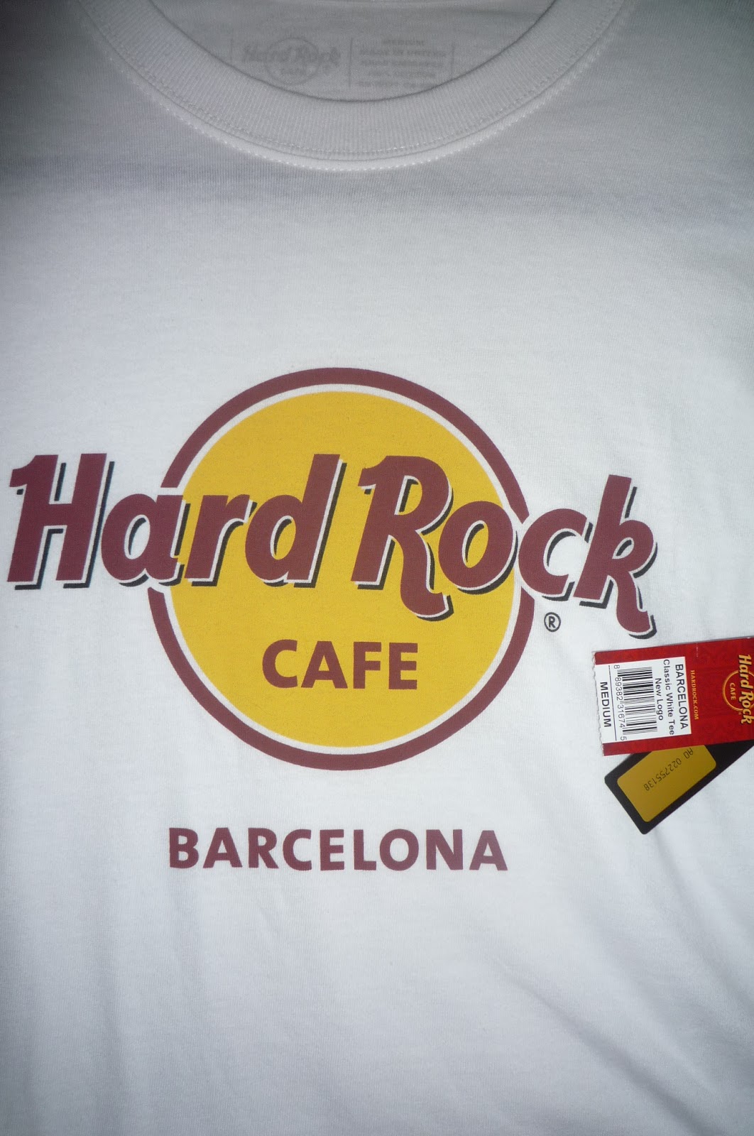 Hard rock cafe barcelona t shirt preis
