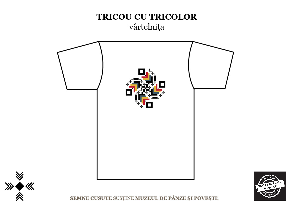 Boost clip sleeve mandra chic: Tricoul cu Tricolor