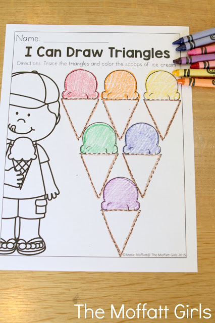 October NO PREP Packet (Preschool) in action! Teach number concepts, colors, shapes, letters, phonics and so much more with the October NO PREP Packet for Preschool!