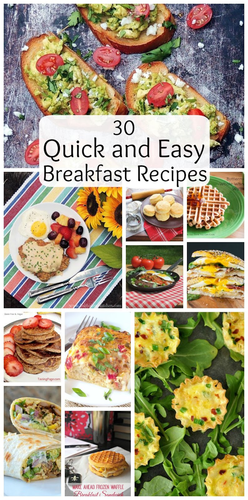 30 Quick and Easy Breakfast Recipes Bobbi's Kozy Kitchen