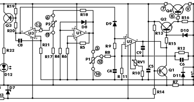 Simple Stabilizer Circuit Diagram |AUDIO AMPLIFIER SCHEMATIC CIRCUITS PICTURE