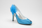 Ladies Evening Shoes - Blue Occasion Shoes