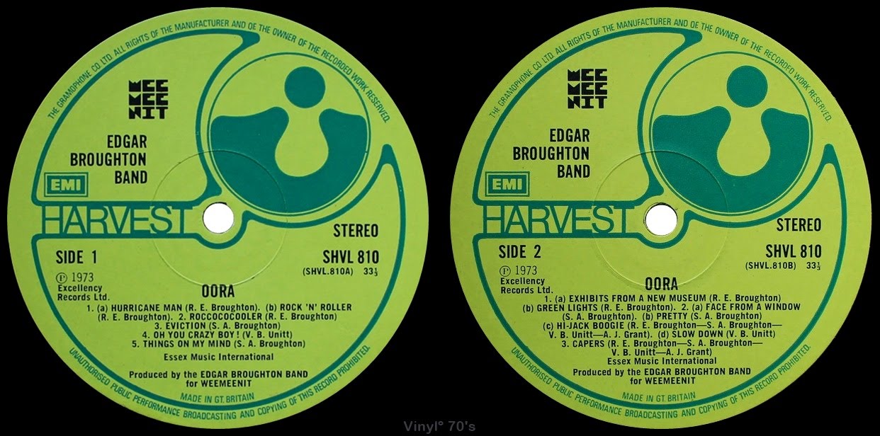 Pink Floyd Ilustrado 1973 Oora The Edgar Broughton Band