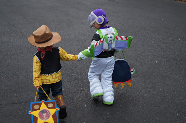 Buzz and Woody are friends