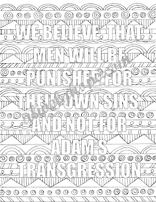 A Lively Hope: New Articles of Faith Coloring Book in the shop!