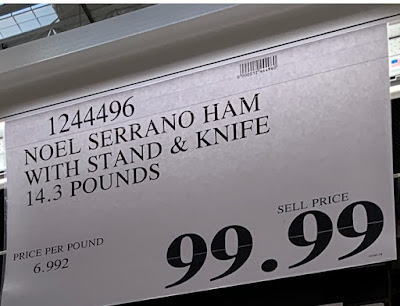 Deal for a Noel Spanish Serrano Ham at Costco