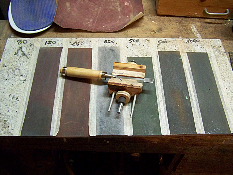 Mytech DIY Chisel sharpening jig (work in progress)
