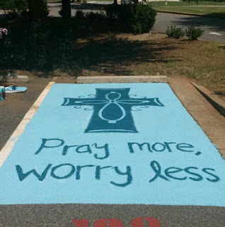 How to Paint a Parking Spot - Gracie In Prep