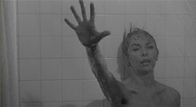 Janet Leigh in the shower in Psycho