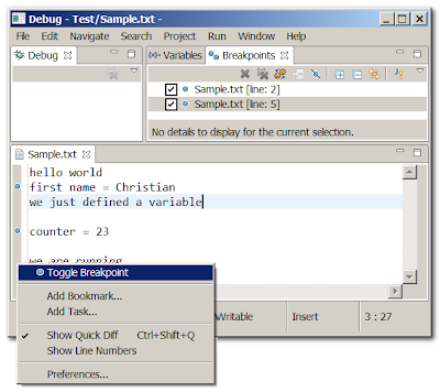 Code & Me: Debugger 5: UI breakpoint integration