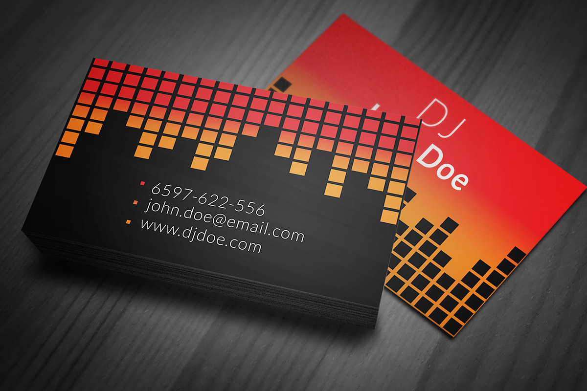 DJ Business Cards Business Card Tips