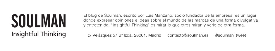 SOULMAN Insightful Thinking:   @soulman_tweet    @luis_manzano