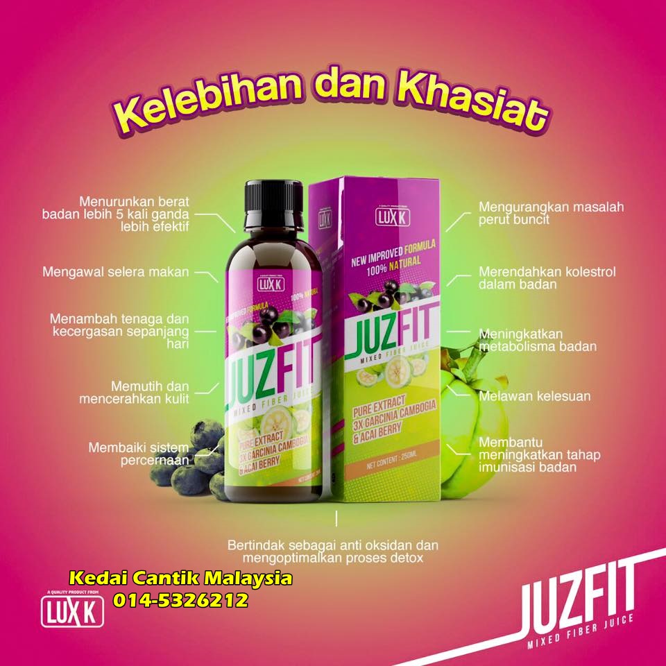 JUZFIT MIXED FIBER JUICE KEDAI CANTIK MALAYSIA