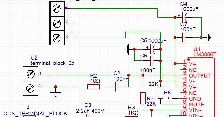 PCB Layout Super Gainclone Amplifier LM3886 - Electronic Circuit