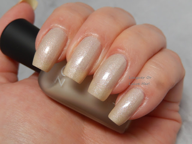 Zoya Sue with topcoat
